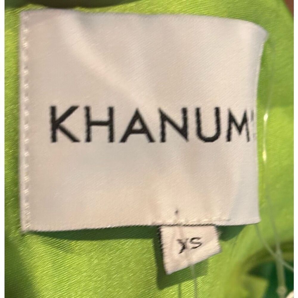 Khanums Halter Gown With Slit in Pear Green NWT Size XS - Picture 7 of 10